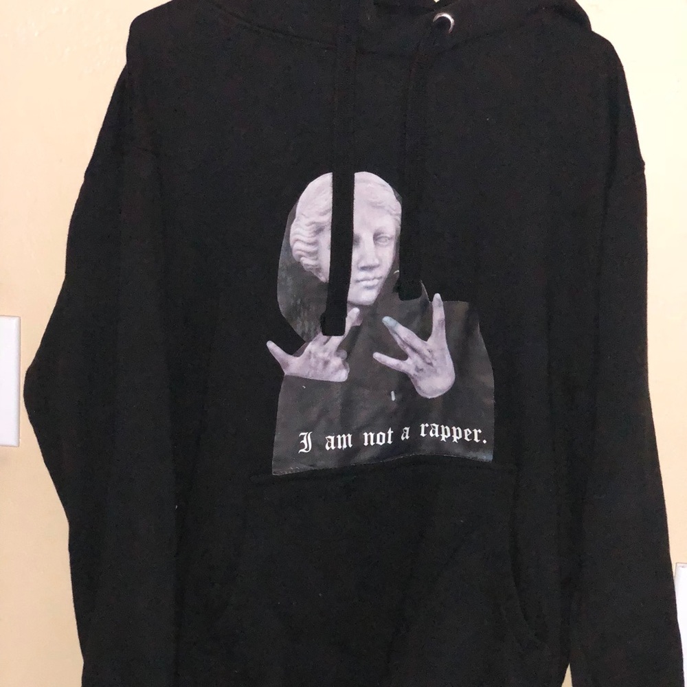 I am not a rapper hoodie